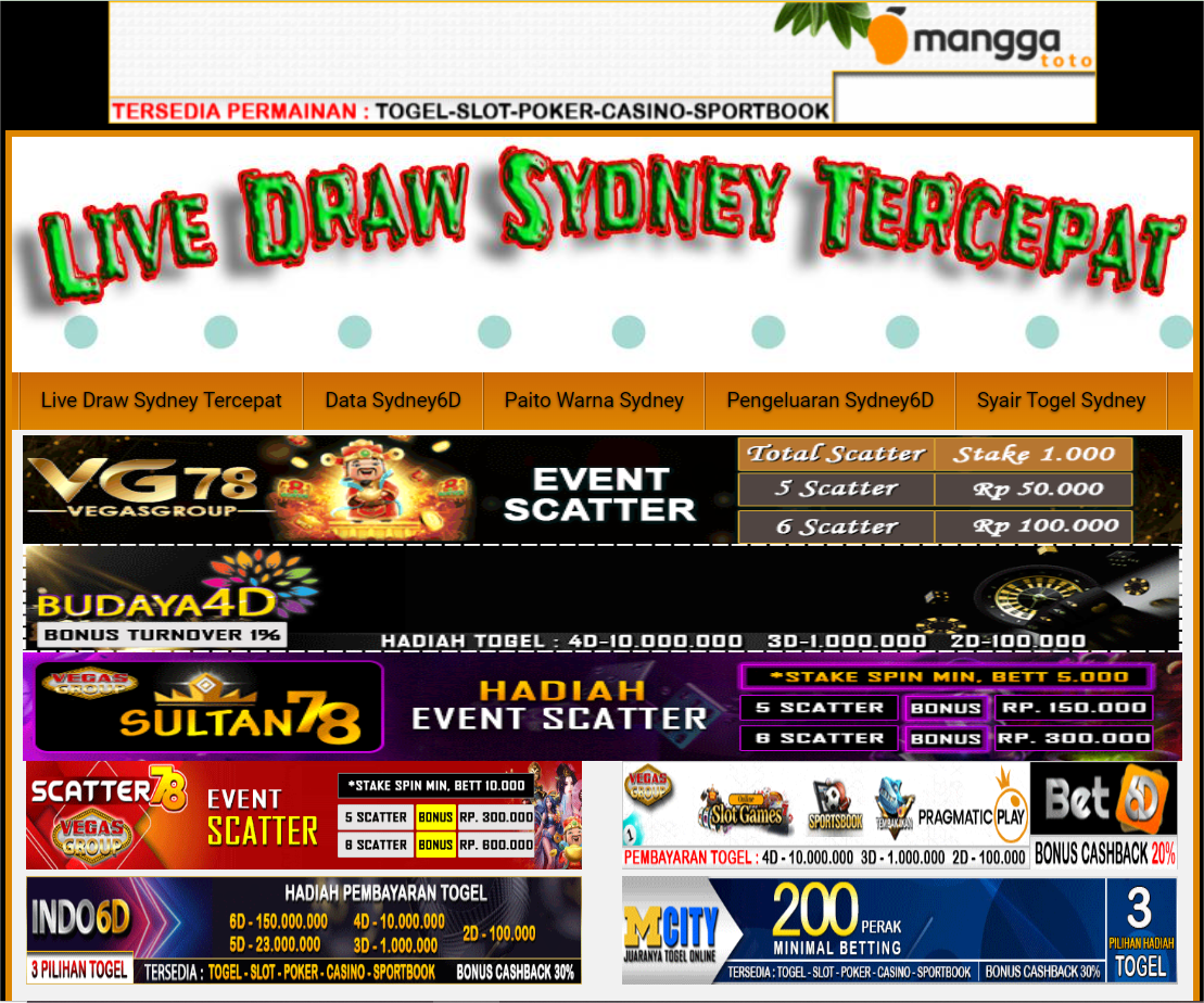 Live Draw Sydney 6D