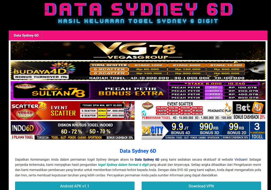 Data Sydney 6D