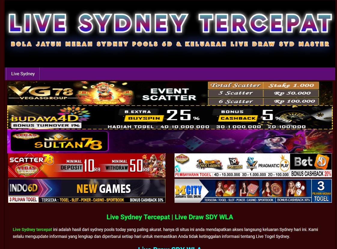 Live Sydney Tercepat