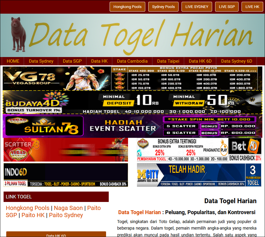 Data Togel Harian