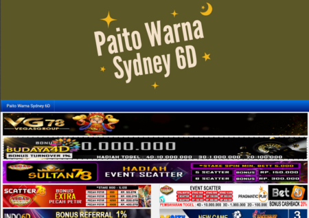 Paito Warna Sydney 6D